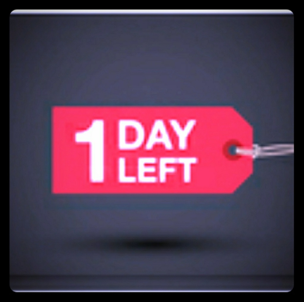 1 day sale only on all listings